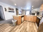 Large kitchen space and countertop